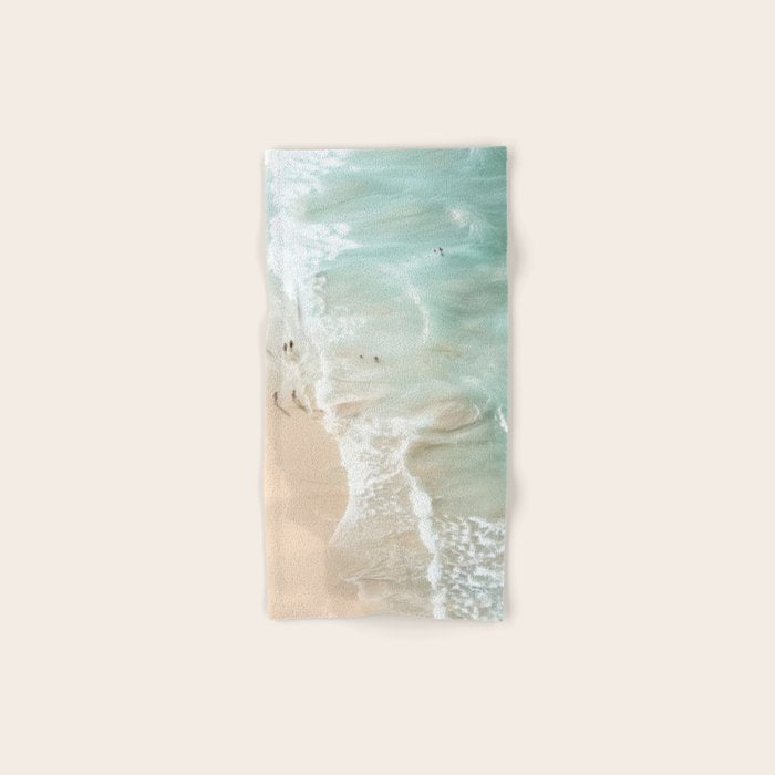 Soft Coastal Beach Scene Bath Towel Gallery Image 1