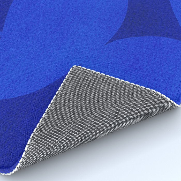Abstract shapes-blue Rug Gallery Image 4