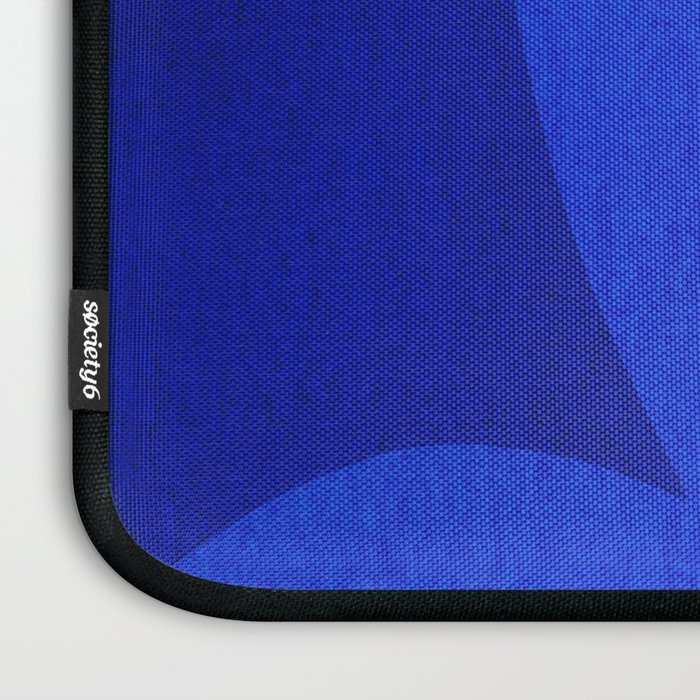 Abstract shapes-blue Laptop Sleeve Gallery Image 3