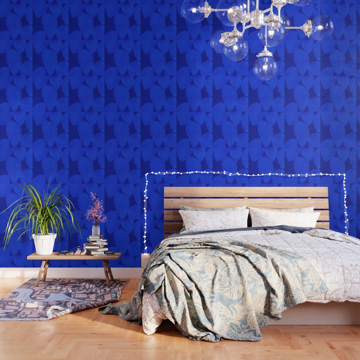 Abstract shapes-blue Wallpaper Gallery Image 3