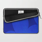 Abstract shapes-blue Laptop Sleeve Gallery Image 2