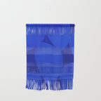 Abstract shapes-blue Wall Hanging Gallery Image 1