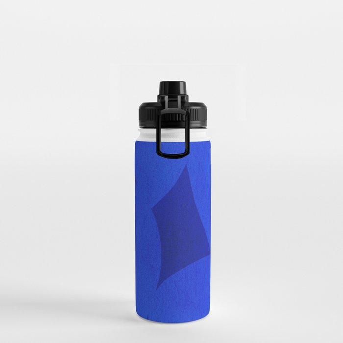 Abstract shapes-blue Water Bottle Gallery Image 2