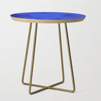 Abstract shapes-blue Side Table Gallery Image 1
