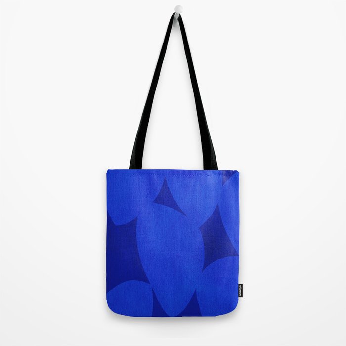 Abstract shapes-blue Tote Bag Gallery Image 2
