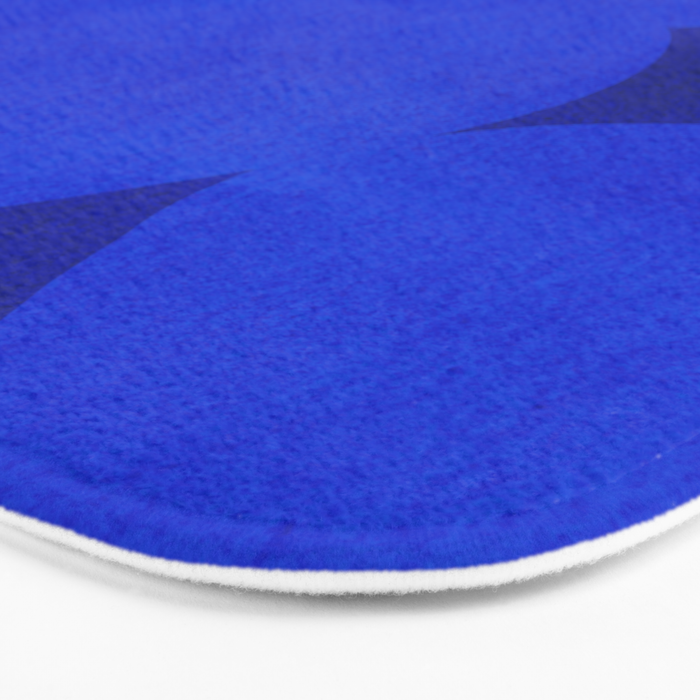 Abstract shapes-blue Bath Mat Gallery Image 3