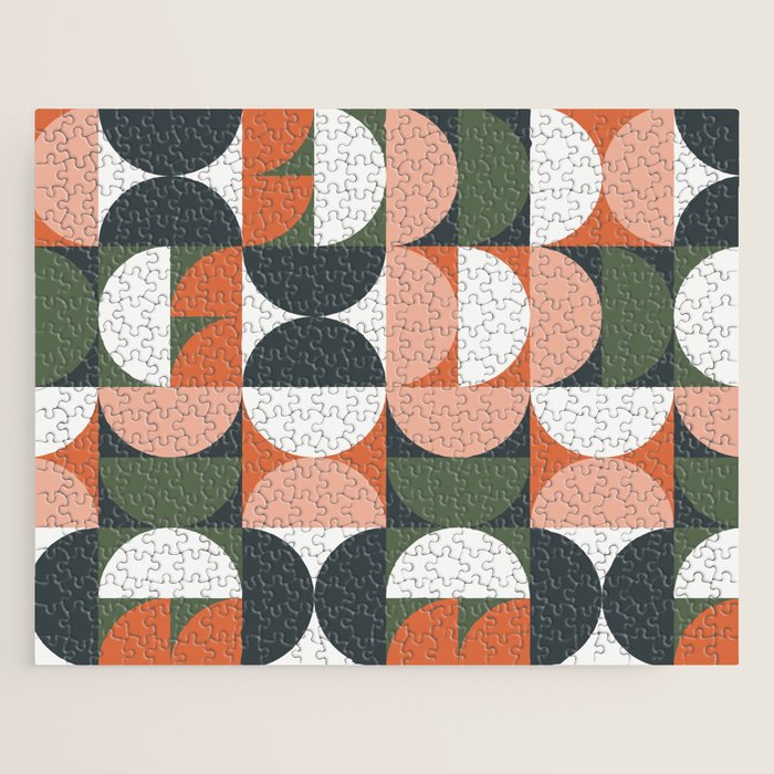 Mid Century Geometric 16 Jigsaw Puzzle Gallery Image 1