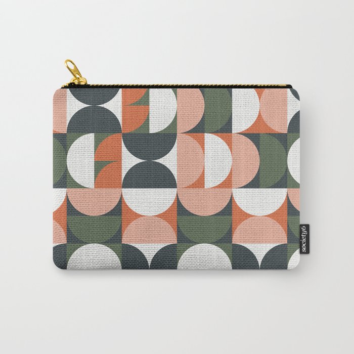 Mid Century Geometric 16 Carry All Pouch Gallery Image 1
