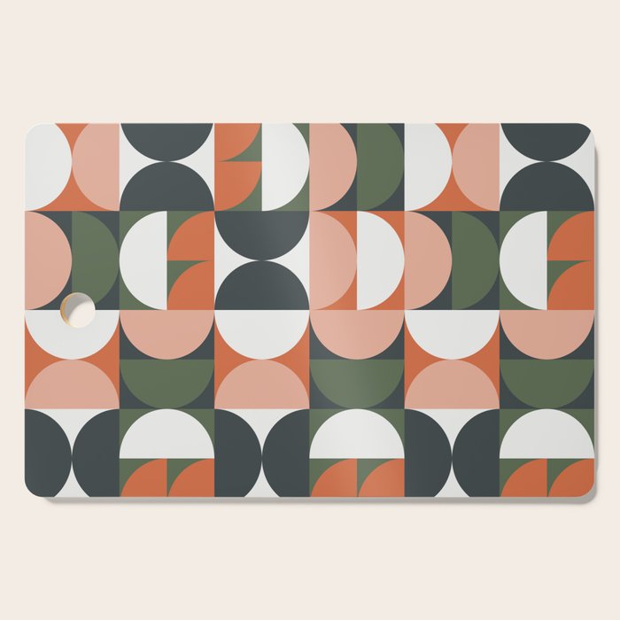 Mid Century Geometric 16 Cutting Board Gallery Image 1