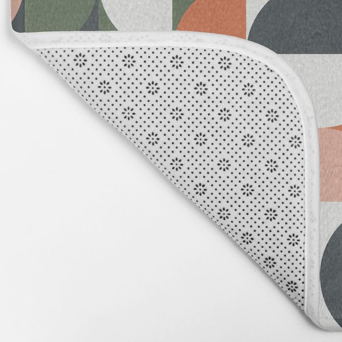 Mid Century Geometric 16 Bath Mat Gallery Image 2