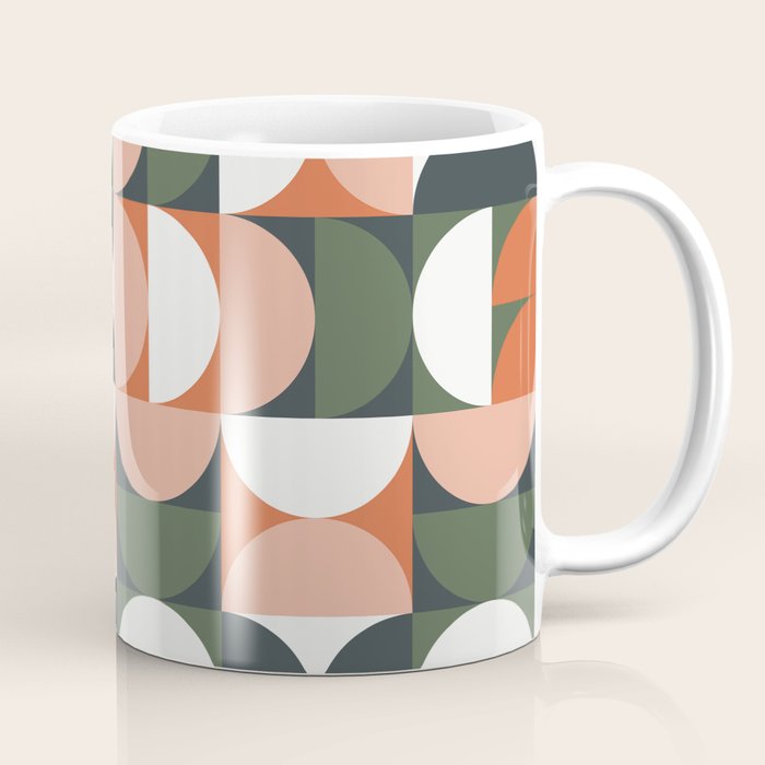 Mid Century Geometric 16 Coffee Mug Gallery Image 1