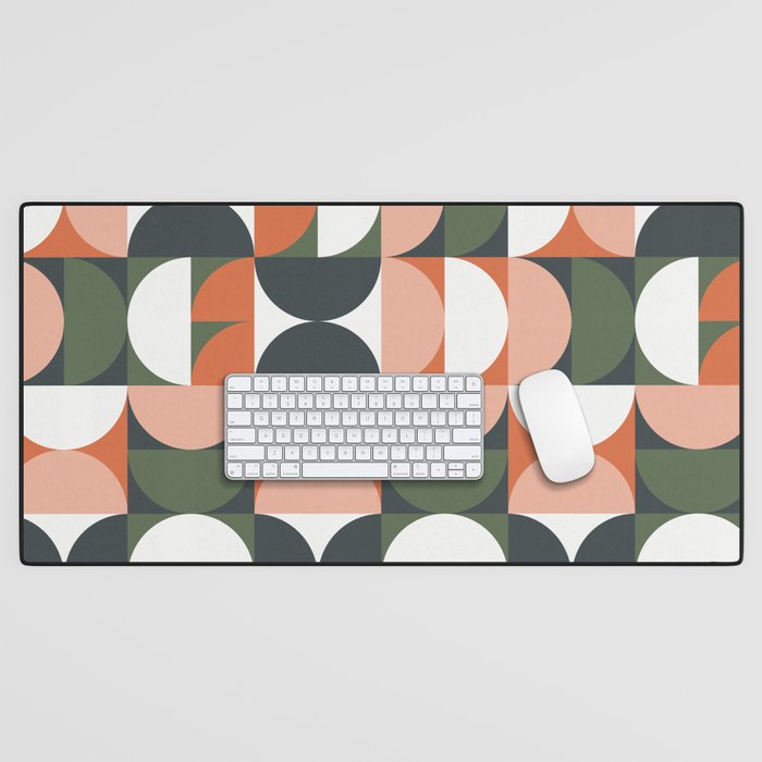 Mid Century Geometric 16 Desk Mat Gallery Image 1