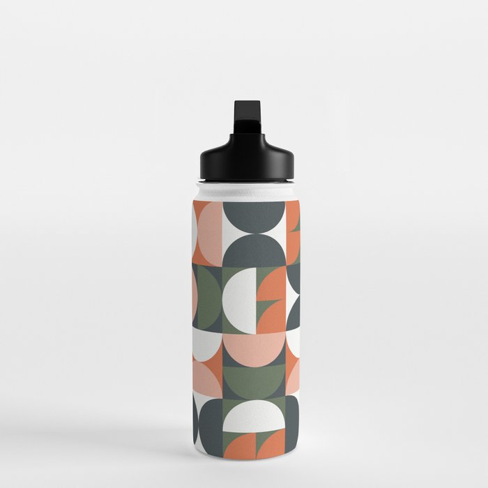 Mid Century Geometric 16 Water Bottle Gallery Image 3
