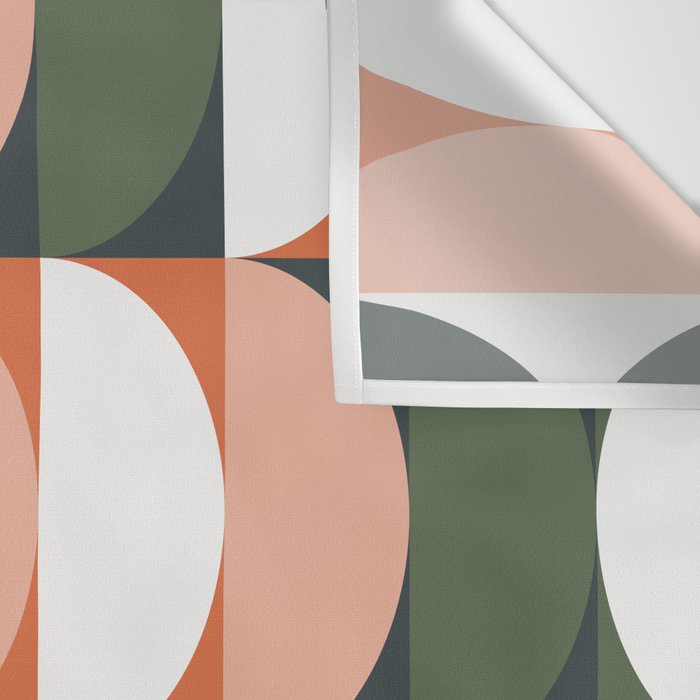 Mid Century Geometric 16 Wall Tapestry Gallery Image 3