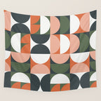 Mid Century Geometric 16 Wall Tapestry Gallery Image 4