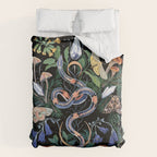 Mushroom Snake Crystals Garden Duvet Cover Gallery Image 6