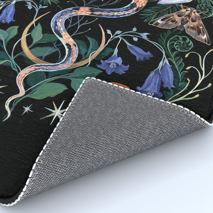 Mushroom Snake Crystals Garden Rug Gallery Image 4