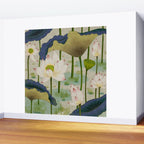 Lotus flowers B - Minhwa-Korean traditional/folk art Wall Mural Gallery Image 2