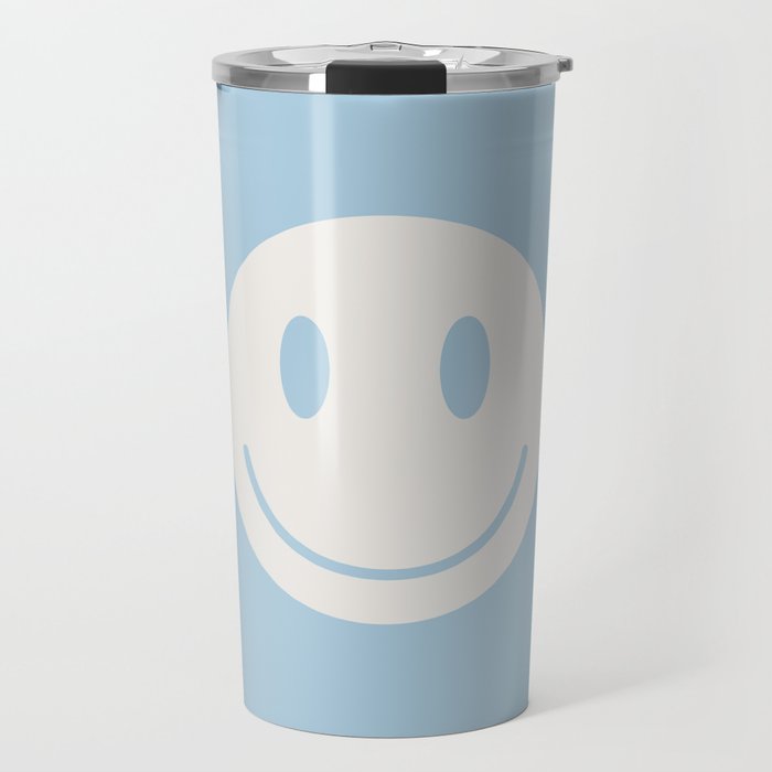 Happy Thoughts Baby Blue Travel Mug Gallery Image 1