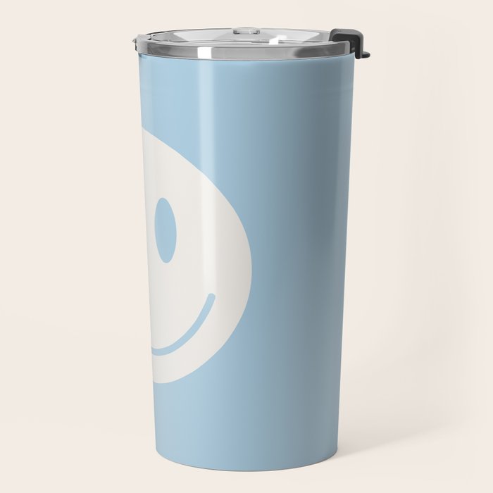 Happy Thoughts Baby Blue Travel Mug Gallery Image 2