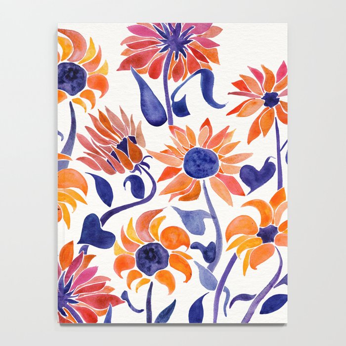 Sunflowers - Sunset Palette Notebook Gallery Image 4