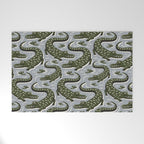 Alligator - Down In The Bayou - Grey Welcome Mat Gallery Image 1