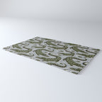 Alligator - Down In The Bayou - Grey Rug Gallery Image 3