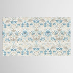 William Morris Strawberry Thief Blue Slate Vellum Tablecloth Gallery Image 2
