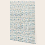 William Morris Strawberry Thief Blue Slate Vellum Wallpaper Gallery Image 2