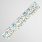 William Morris Strawberry Thief Blue Slate Vellum Table Runner Gallery Image 3