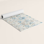 William Morris Strawberry Thief Blue Slate Vellum Yoga Mat Gallery Image 2