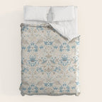 William Morris Strawberry Thief Blue Slate Vellum Duvet Cover Gallery Image 6