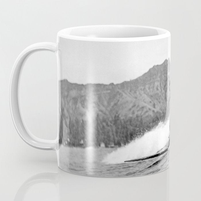 Surfing Diamond Head, Hawaii 2 Coffee Mug Gallery Image 3