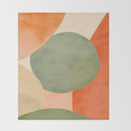 Abstract & Modern Shape Art 1 Throw Blanket Gallery Image 2