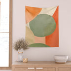 Abstract & Modern Shape Art 1 Wall Tapestry Gallery Image 2