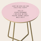 Just in case no one told you today: hello Side Table Gallery Image 2