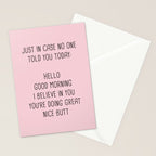 Just in case no one told you today: hello Stationery Card Gallery Image 2