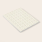 Simple Linear Geometry in Cream Notebook Gallery Image 3