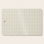 Simple Linear Geometry in Cream Cutting Board Gallery Image 1