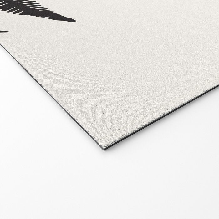 Minimal Fern Leaf Welcome Mat Gallery Image 2