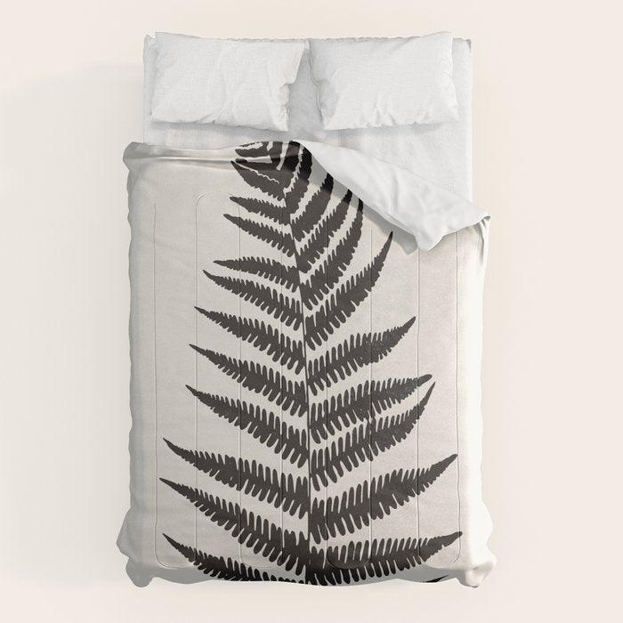 Minimal Fern Leaf Comforter Gallery Image 1