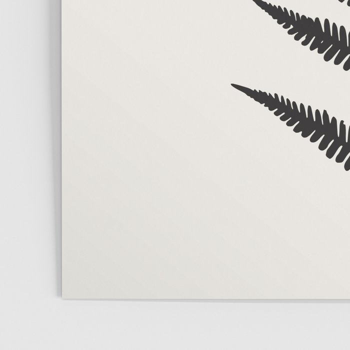 Minimal Fern Leaf Poster Gallery Image 3