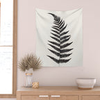 Minimal Fern Leaf Wall Tapestry Gallery Image 2