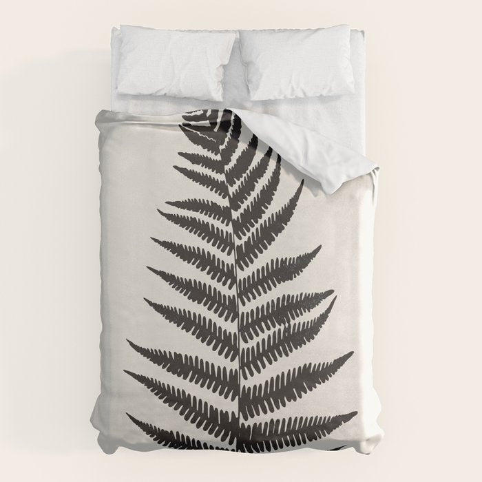 Minimal Fern Leaf Duvet Cover Gallery Image 6