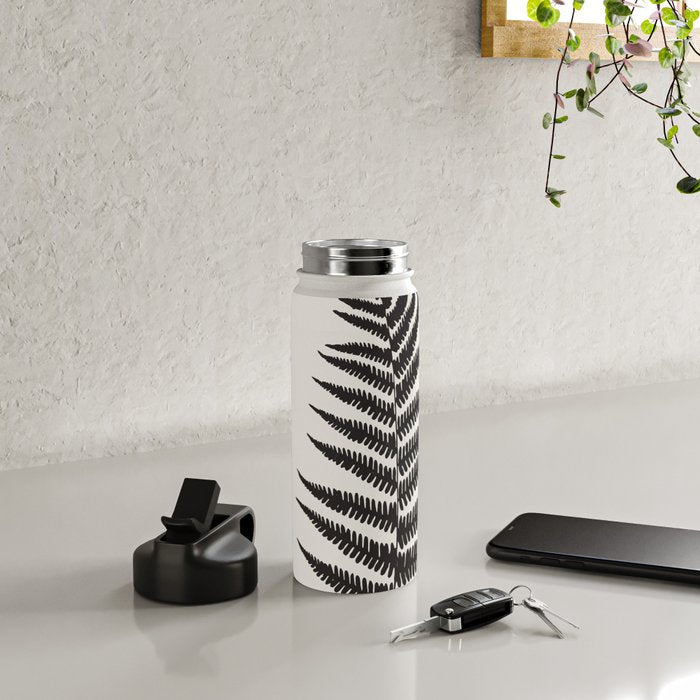 Minimal Fern Leaf Water Bottle Gallery Image 4