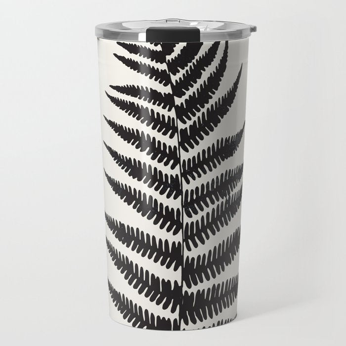 Minimal Fern Leaf Travel Mug Gallery Image 1