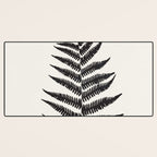 Minimal Fern Leaf Desk Mat Gallery Image 3