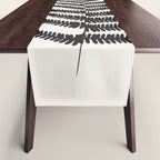 Minimal Fern Leaf Table Runner Gallery Image 1