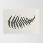 Minimal Fern Leaf Rug Gallery Image 2