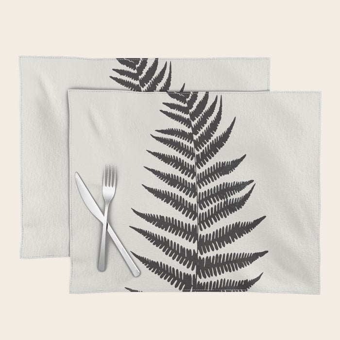 Minimal Fern Leaf Placemat Gallery Image 1